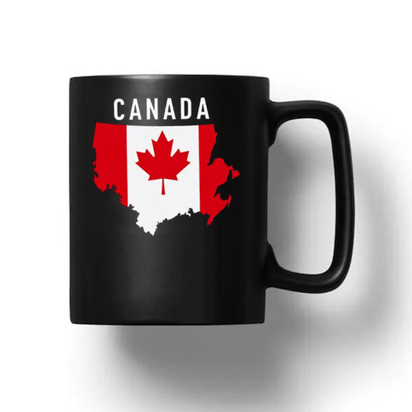Canada Map & Maple Leaf Mug