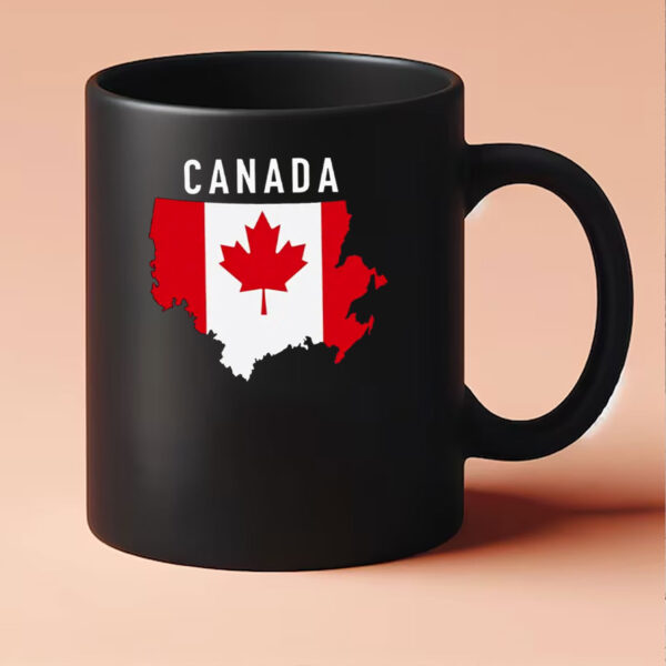 Canada Map & Maple Leaf Mug