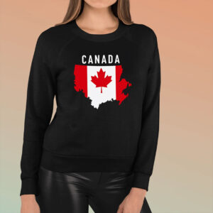Canada Map & Maple Leaf Shirt
