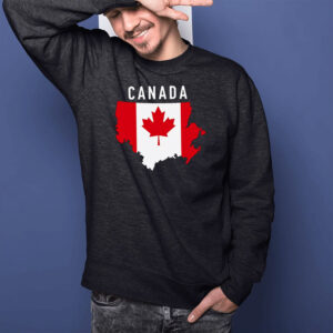 Canada Map & Maple Leaf Shirt
