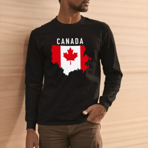 Canada Map & Maple Leaf Shirt