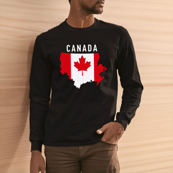 Canada Map & Maple Leaf Shirt