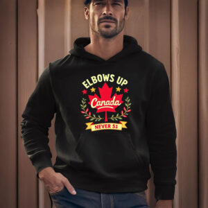 Canada Maple Leaf ELBOWS UP NEVER 51, Patriotic Shirt
