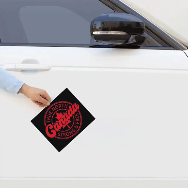 Canada Maple Leaf, True North Strong & Free Sticker