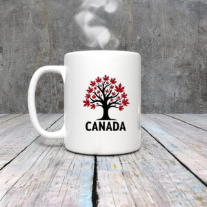 Canada Maple Leaves & Tree Mug