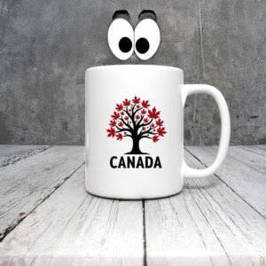Canada Maple Leaves & Tree Mug