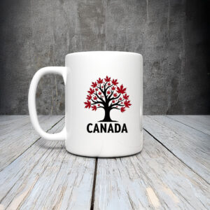 Canada Maple Leaves & Tree Mug