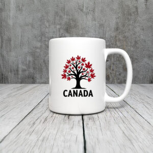 Canada Maple Leaves & Tree Mug