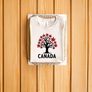 Canada Maple Leaves & Tree T-Shirt