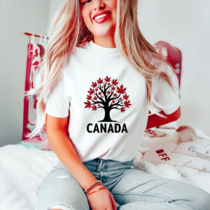 Canada Maple Leaves & Tree T-Shirt