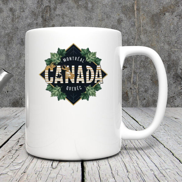 Canada Moose Canadian Pride Illustration Mug