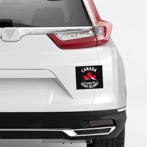 Canada is Where My Heart Belongs Sticker