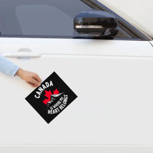 Canada is Where My Heart Belongs Sticker