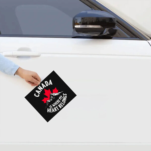 Canada is Where My Heart Belongs Sticker