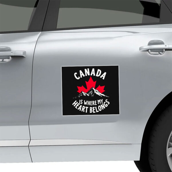 Canada is Where My Heart Belongs Sticker