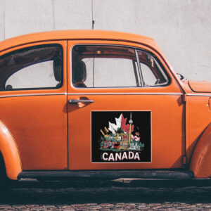 Canadian Culture Collage Sticker