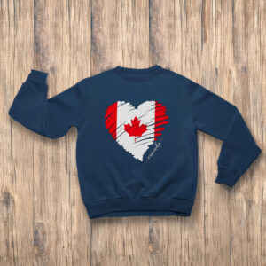 Canadian Flag Heart TShirt