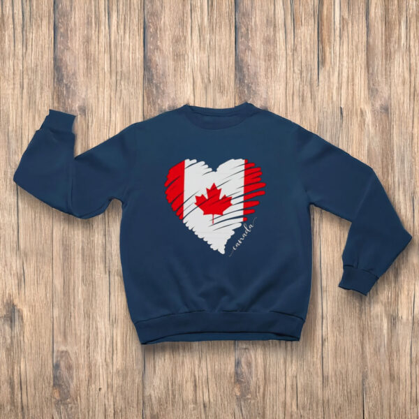 Canadian Flag Heart TShirt