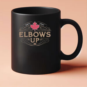 Canadian Flag Mug, Elbows Up Canada Mug
