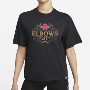 Canadian Flag Shirt, Elbows Up Canada Shirt