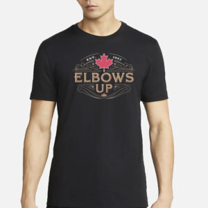Canadian Flag Shirt, Elbows Up Canada Shirt