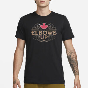 Canadian Flag Shirt, Elbows Up Canada Shirt