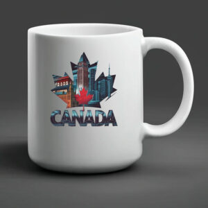 Canadian Iconic Buildings Mug