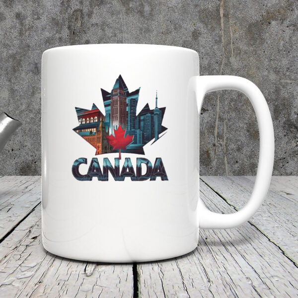 Canadian Iconic Buildings Mug