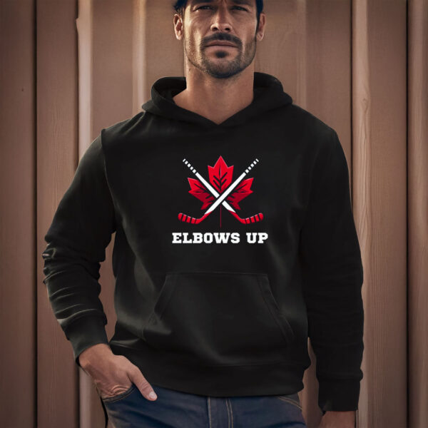 Canadian Maple Leaf Elbows Up Shirt