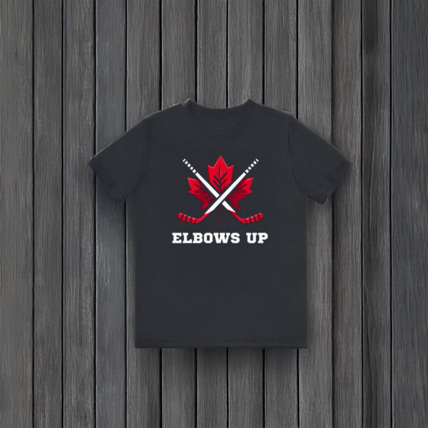 Canadian Maple Leaf Elbows Up Shirt