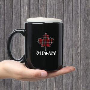 Canadian Maple Leaf & OH CANADA Mug