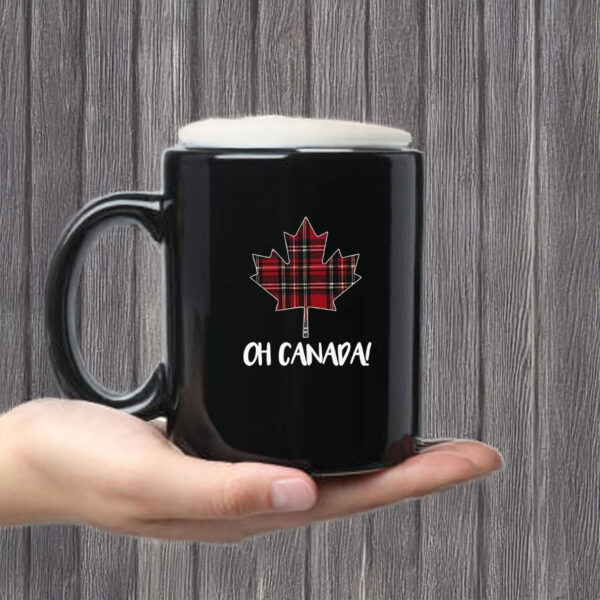 Canadian Maple Leaf & OH CANADA Mug
