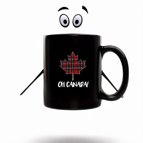 Canadian Maple Leaf & OH CANADA Mug