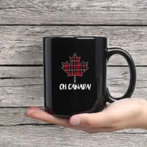 Canadian Maple Leaf & OH CANADA Mug