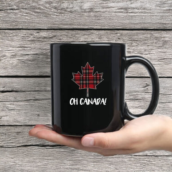 Canadian Maple Leaf & OH CANADA Mug