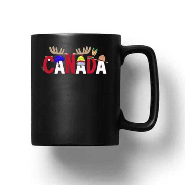Canadian Pride Symbols for Canada Day Mug