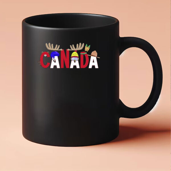 Canadian Pride Symbols for Canada Day Mug