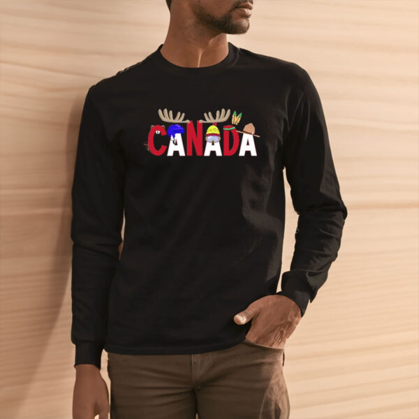 Canadian Pride Symbols for Canada Day Shirt