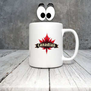 Canadian products with red maple leaf Mug
