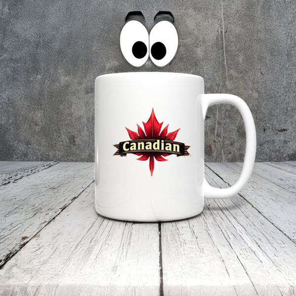 Canadian products with red maple leaf Mug