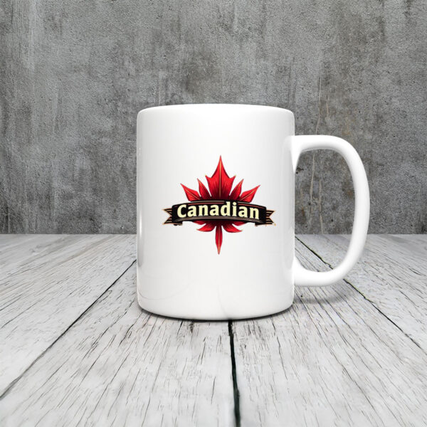 Canadian products with red maple leaf Mug
