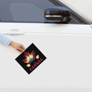 Casual Maple Leaf Canada Sticker
