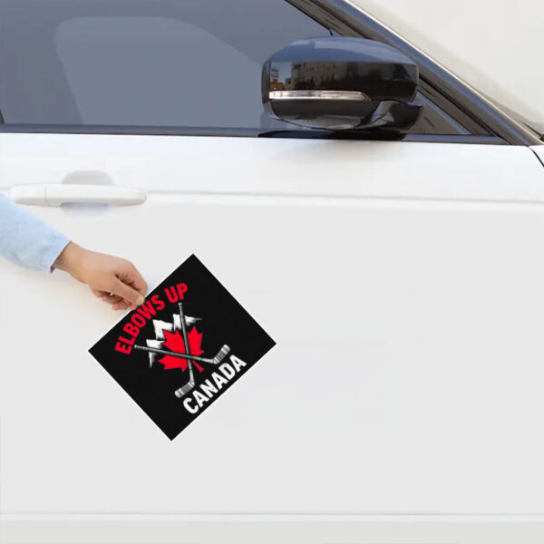 ELBOWS UP Canada Maple Leaf Sticker