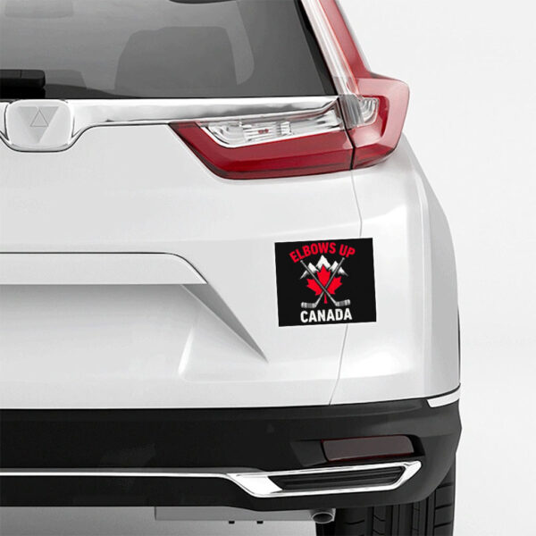 ELBOWS UP Canada Maple Leaf Sticker