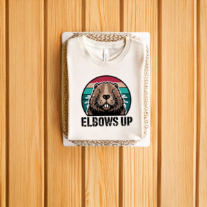 Elbow Up Proud Canadian Beaver True North Tshirt