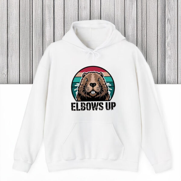 Elbow Up Proud Canadian Beaver True North Tshirt