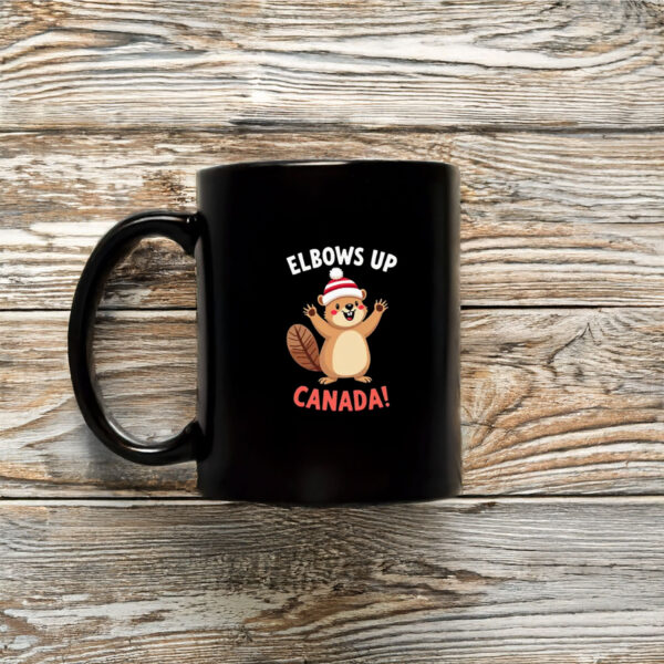 Elbows Up Canada Beaver Mug