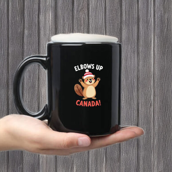 Elbows Up Canada Beaver Mug