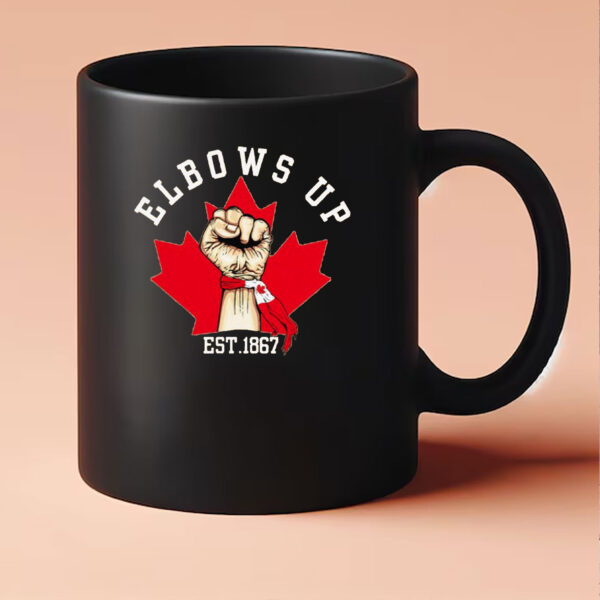 Elbows Up Canada Est 1867 Proud Canadian Strong Canada Mug