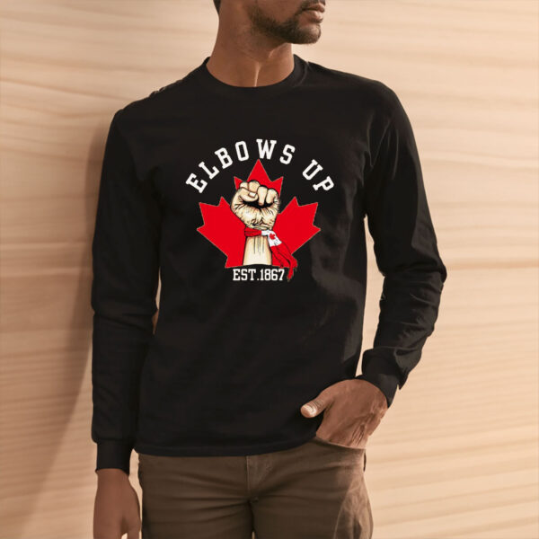 Elbows Up Canada Est 1867 Proud Canadian Strong Canada T-Shirt